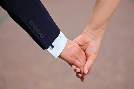 Couple handsの写真素材