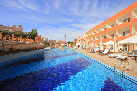 Pool in Egyptのeditorial素材