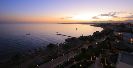 Sharm El Sheikh nightの写真素材