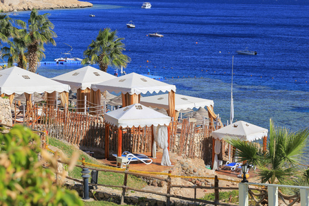 Beach in Sharm El Sheikhの写真素材
