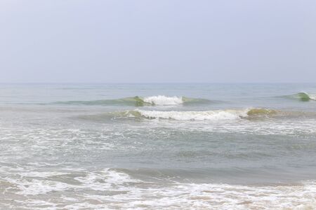 Ocean with little wavesの写真素材