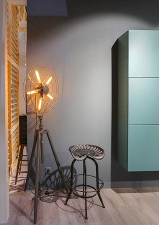 Designer floor lampの写真素材