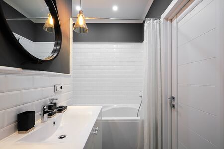 Modern bathroom interior designの写真素材