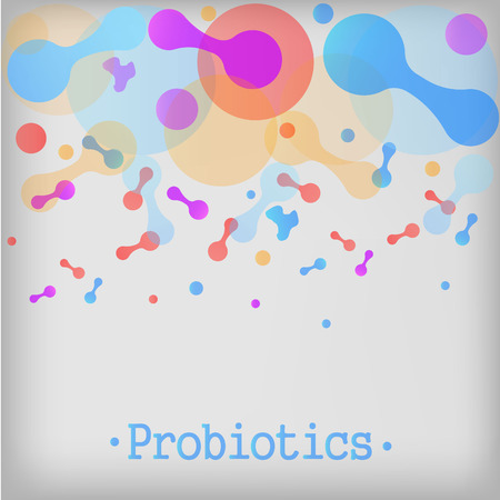 probiotics bacteriaのイラスト素材