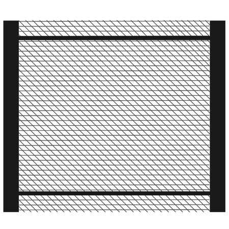 Simple fence vector icon eps10 Metal fence Wooden fenceのイラスト素材
