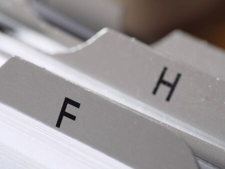 Closeup shot of business name card holder bookmarksの写真素材
