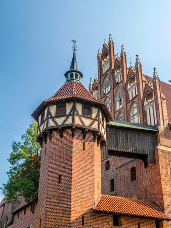 Teutonic castle in Malbork, Pomerania region, Polandのeditorial素材