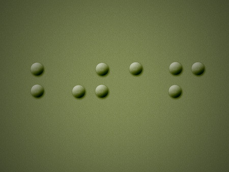 New Year 2016 date written in Braille languageの写真素材