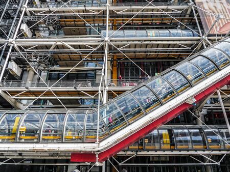 PARIS, FRANCE - AUGUST 30 2013: Centre Georges Pompidou in Paris, Franceのeditorial素材