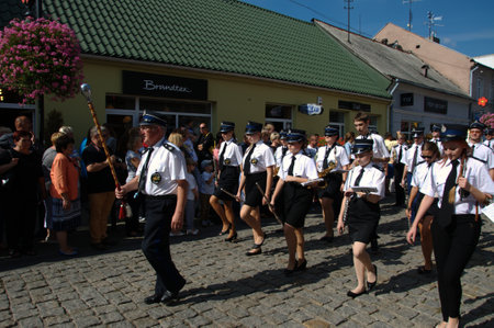 Opening Parade - Feast flowers fruit and vegetablesのeditorial素材