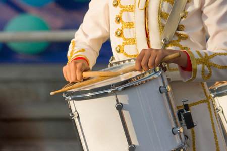 girl with drum