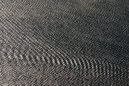 Blue sea waves background, gradient light
