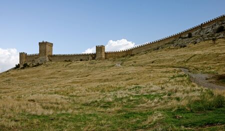 medieval Genoese stronghold in Crimeaのeditorial素材