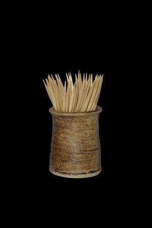 Wooden toothpicksの写真素材