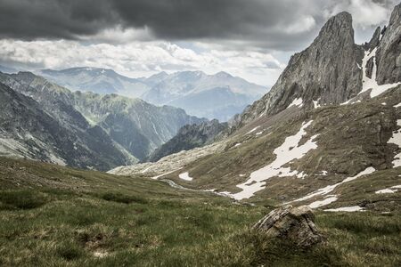 Valley Aragonese Pyreneesの写真素材
