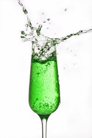 Champagne Splashの写真素材