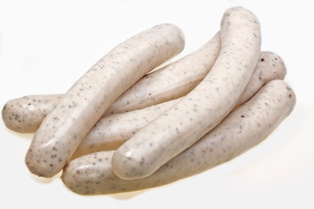 raw sausagesの写真素材