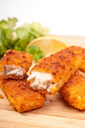 fish fingersの写真素材