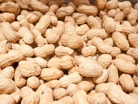 peanuts for sale in supermarketの写真素材