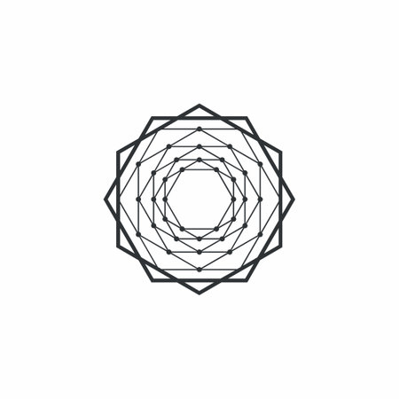 Geometric Circular Shapes. Circular Geometric Symbol, Iconの写真素材