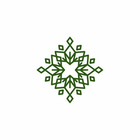 Ornament  design inspiration vector template. Geometric element made in vectorの写真素材