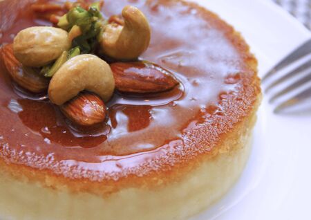 Kunafa sweet made of very fine vermicelli-like pastryの写真素材