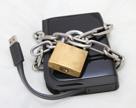 secure data, external drive
