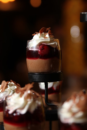 chocolate mousseの写真素材