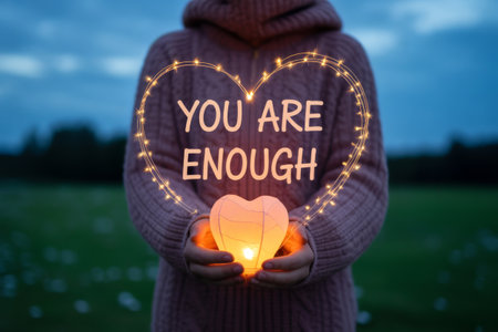 Conceptual hand writing showing You Are Enjoyable. Concept meaning Enjoying the life you have in you are lovedの素材