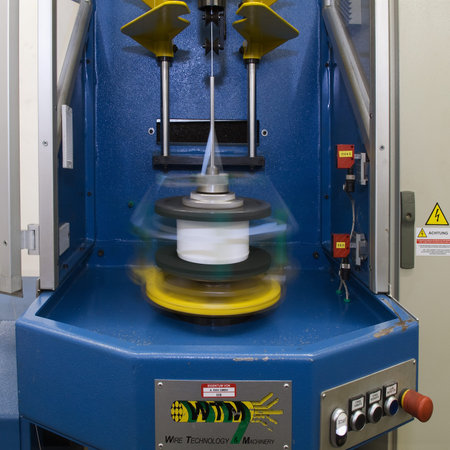 Technological process of electric cable production in the factory
