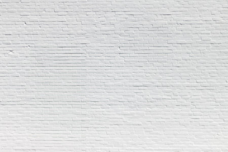 white brick wall textureの写真素材