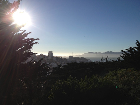 san francisco bay water view ocean skyline golden gateの写真素材