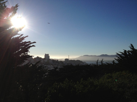 san francisco bay water view ocean skylineの写真素材