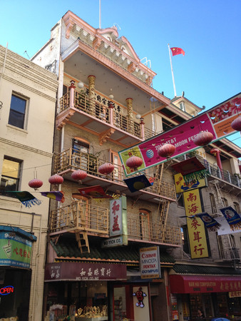 china town in san francisco chinatownのeditorial素材
