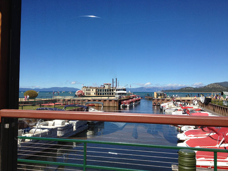 lake tahoe in california waterfront oceanの写真素材