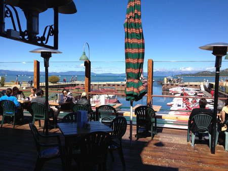 lake tahoe in california waterfront oceanの写真素材