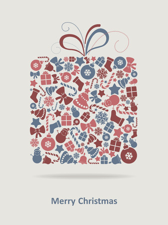 Merry Christmas Cardのイラスト素材