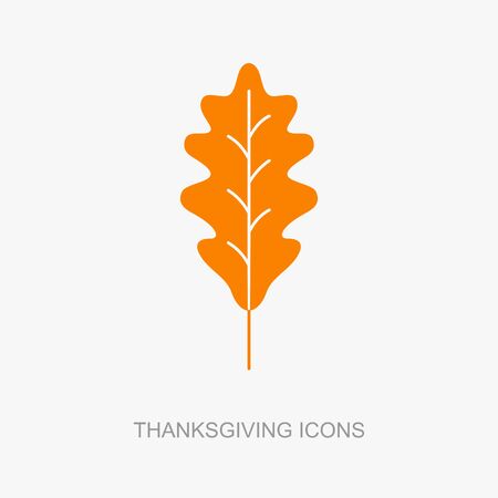 Autumn Leaves icon, Harvest Thanksgiving vector, eps 10のイラスト素材