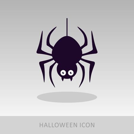 Spider halloween icon, vector illustration のイラスト素材