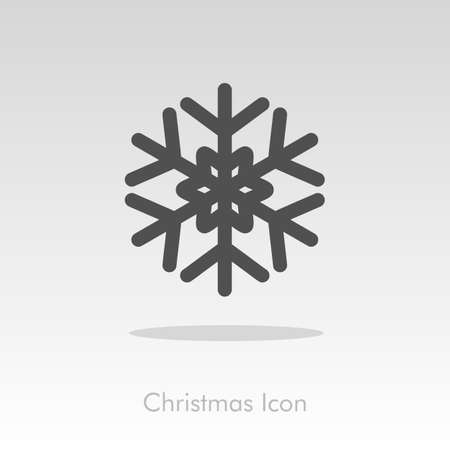 Modern Snowflake icon, vector illustration eps 10のイラスト素材