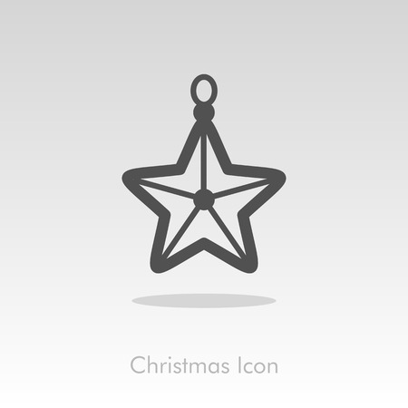 Christmas Star icon, vector illustration eps 10のイラスト素材