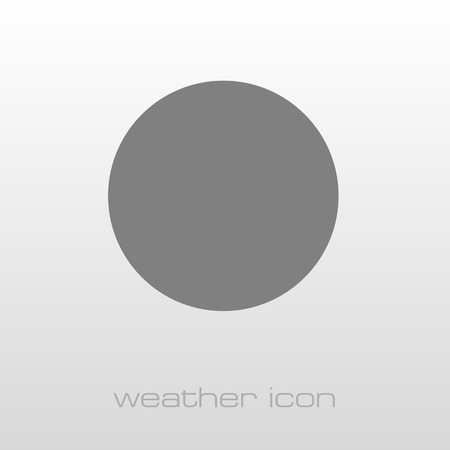 Full Moon outline icon. Sleep night dreams symbol. Meteorology. Weather. Vector illustrationのイラスト素材