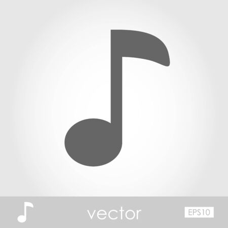 Music note icon vector illustration,のイラスト素材