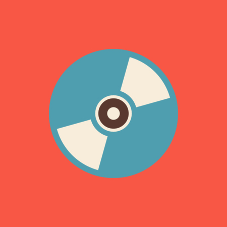 Vector CD or DVD icon vector illustration,のイラスト素材