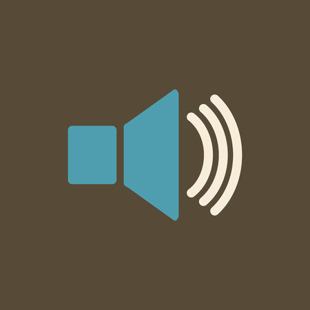 Audio speaker volume icon vector illustration,のイラスト素材