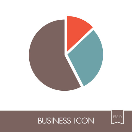 Pie Chart icon . Finances sign. Graph symbol for your web site design, app, UI. illustration, .のイラスト素材