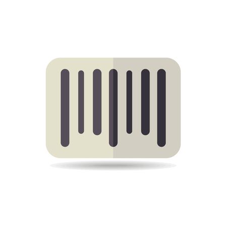 Barcode icon. E-commerce sign. Graph symbol for your web site design, logo, app, UI. Vector illustration, EPS10.のイラスト素材