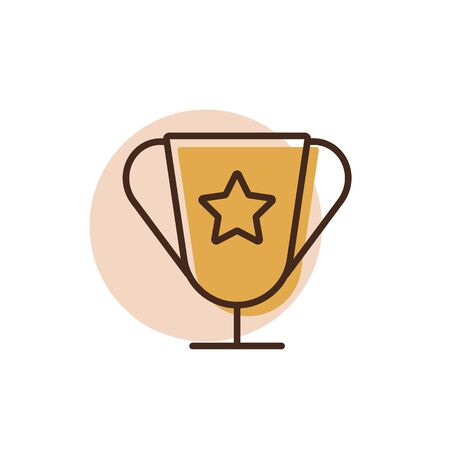 Award vector icon. Pet animal sign. Graph symbol for pet and veterinary web site and apps design, app, UIのイラスト素材
