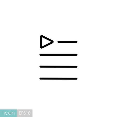 Music playlist vector flat icon. Musical note icon, music icon with heart sign. Musical note icon and favorite, like, love, care symbolのイラスト素材