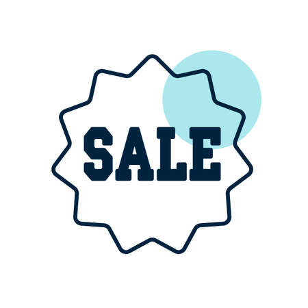 Sale tag icon. E-commerce sign. Graph symbol for your web site design, logo, app, UI. Vector illustration, EPS10.のイラスト素材